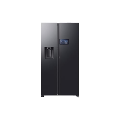 Samsung Side by Side AI Home RS90F64EDF/EF Kühlschrank mit Wasser/Eisspender, Wifi mit AI Energy Mode, AI Home Display, SpaceMax, 614 L, BxHxT: 91,2 x 178,4 x 72,6 cm, anthrazit