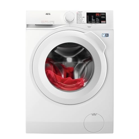 AEG Waschmaschine, 8,0 kg, Leise, Mengenautomatik, Nachlegefunktion, Kindersicherung, Schontrommel, Wasserstopp, 1600 U/min, L6FBA51680