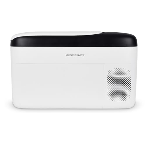 Berdsen Kompressor Kühlbox Auto Camping Gefrierbox Kühlschrank Für Auto LKW Boot Elektrisch Kühlung Bis -20°C Mit Wärmefunktion Bis 20°C 12V 24V 100-240V Energiesparend 21L
