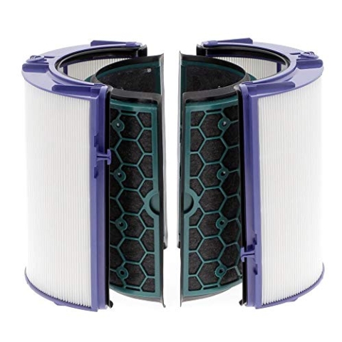 HEPA-Filter und Aktivkohlefilter für Dyson Luftreiniger HP04, TP04, DP04, Dyson Pure Hot+Cool 969048-02