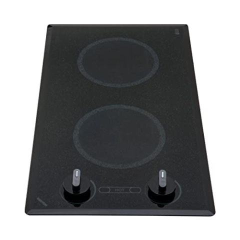 Kenyon b41515 6–1/2 Zoll Mediterraner 2-flammiger Trimline mit Analog Kontrolle Kochfläche UL, 120-volt, schwarz