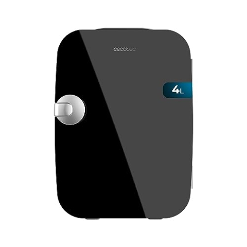 Cecotec Mini-Kühlschrank Bolero MiniCooling 4L Río Black, Betrieb mit 12V-220V, Kompatibel mit Auto und Wohnwagen, Kühl- und Heizfunktion, Temperaturbereich 5-65º, Einfacher Transport.