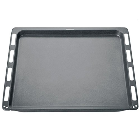 Bosch HEZ331072 Backofen- und Herdzubehör/Emailliertes Backblech für Kuchen, Plätzchen, Brot, Brötchen, Hefezopf und Stollen