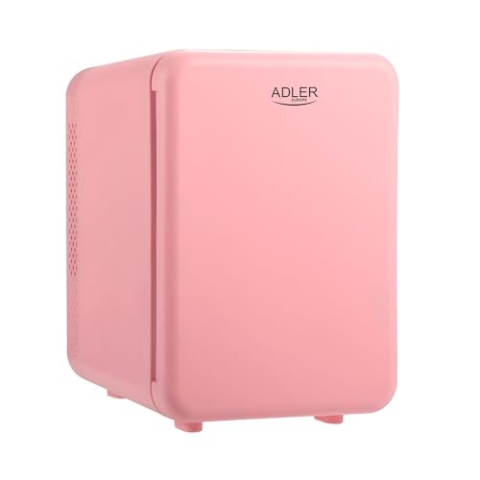 Adler Europe AD 8084 Tragbarer Mini-Kühlschrank 4L, Kühl- und Heizfunktion, Rosa