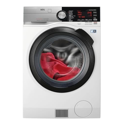AEG Waschtrockner mit Wärmepumpe, SensiDry – schonend und energiesparend, 9 kg Waschen, 6 kg Trocknen, C, Mengenautomatik, ProSteam – Auffrischfunktion, 1600 U/min, L9WEF80690