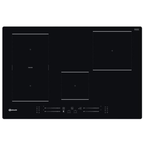 Bauknecht Induktions-Kochfeld BS 2677C AL / 77 cm/Flexi Zone/Booster/Automatik Funktionen/Timer/Schmelzstufe/Restwärmeanzeige