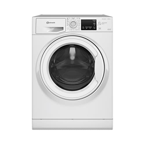 Bauknecht WT Eco Plus 86 43 N Waschtrockner/ 8/6 kg Waschen/Trocknen / Active Care Wash & Dry Technologie /Flecken 40° / Dampf-Programm / Wolle-Programm / Nachlegefunktion / PRO-Inverter Motor, Weiß