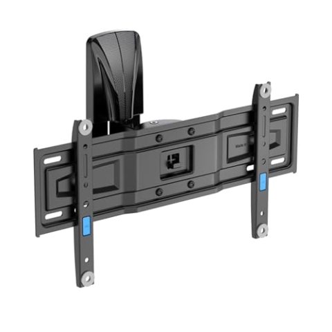 Meliconi Slimstyle Plus 400 Duo, TV-Wandhalterung 32''-88'' VESA 200-300-400, Maximalbelastung 60Kg, Horizontale Neigung ±20° und Vertikale Neigung +10°/-5°, mit EsyFix System und Fast Block System
