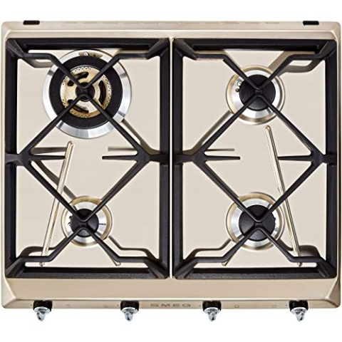 Smeg SR964 X GH eingebaut Gas Edelstahl Kochfeld