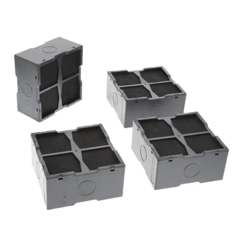 AEG 4055499638 Aktivkohlefilter, 4 Stück - Hersteller Elica