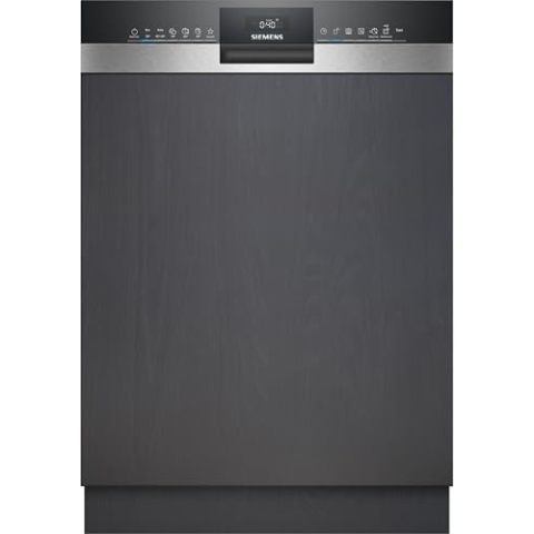Siemens SN53ES22AE, iQ300 Smarter Geschirrspüler, Teilintegrierte Spülmaschine, 60 cm, Made in Germany, Besteckkorb, Auto. Türöffnung, Dreifach rackMatic, Besonders leise, varioSpeed, aquaStop