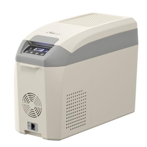 Yolco ARC18 Kühlbox Kühlschrank Gefrierbox Mini tragbare Elektrische Kühlbox mit Kompressor 12/24V DC für Auto, LKW, Boot und Steckdose mit USB-Anschluss, -20℃,