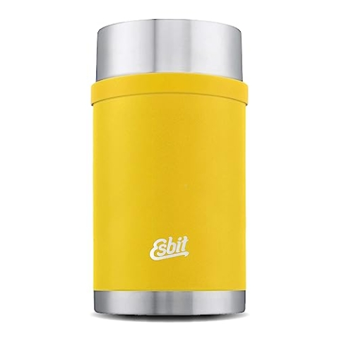 Esbit Thermobehälter Sculptor für Essen - Warmhaltebehälter 1000 ml in Sunshine Yellow - aus Edelstahl für warme und kalte Speisen