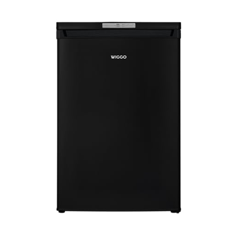 Wiggo - freistehender Gefrierschrank klein 58 x 55 x 85 cm I schlichter Tiefkühlschrank 35 kg I 91L I intelligenter & eleganter Gefrierschrank schwarz 91L I WF-TT8(DB) I Tisch Tiefkühltruhe EEK D