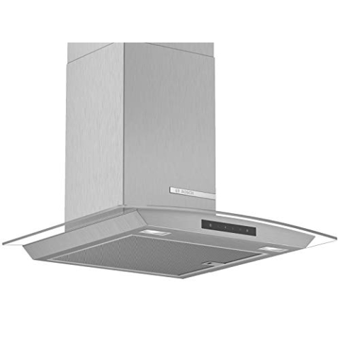 Bosch DWA66DM50 Dunstabzugshaube, Kaminhaube, 60 cm, Metallfettfilter