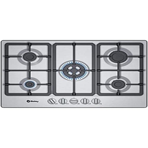 Balay ENCIMERA GAS 3ETX576HB 75CM 5F WOK INOX