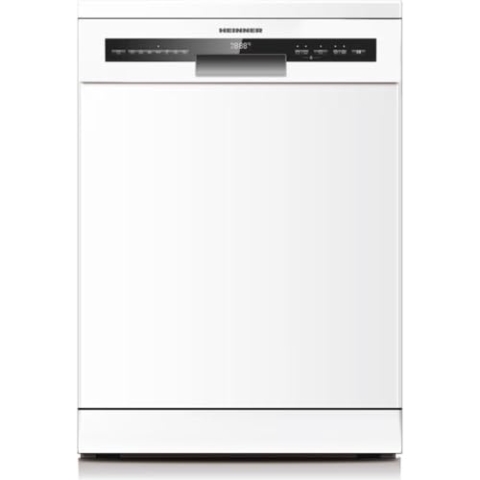 Heinner Freistehender Geschirrspüler - 14 Maßgedecke - 49dB - Digitalanzeige - 7 Spülprogramme - Extra Trocken - Dual Zone - 5 Jahre Garantie (Weiß)