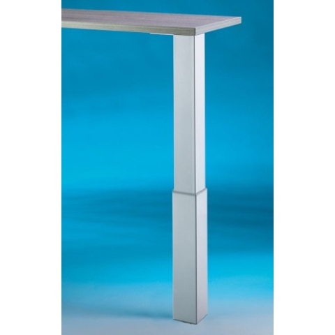 Naber Trampolo 2 eckig. Stützfuß Höhe, edelstahlfarbig 880 mm