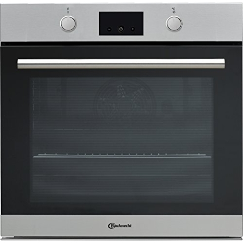 Bauknecht BAR2 KN5V2 IN Backofen Elektro/Einbau, 55.50 cm, Multi 5 Umluftbackofen mit 5 Funktionen, Classic Cook Elektronik-Uhr, Edelstahloptik