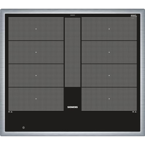 Siemens EX645LYC1E IQ 700 Induktionskochfeld (autark), 60 cm breit, varioInduktion Plus freie Platzwahl, power Move Plus voreingestellte Leistungsstufen, powerBoost schnelleres Kochen