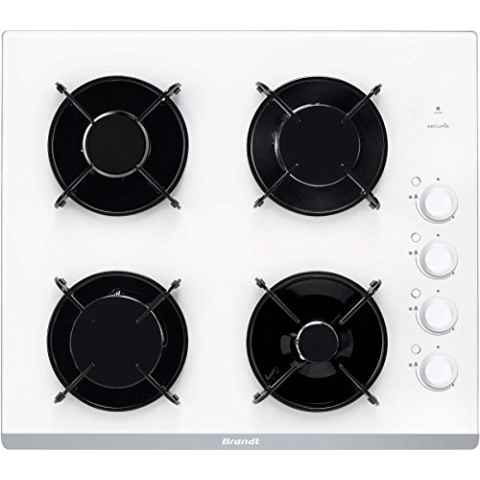 Brandt gasherd 60 cm 4 brenner 7700 w weiß bpg6413w