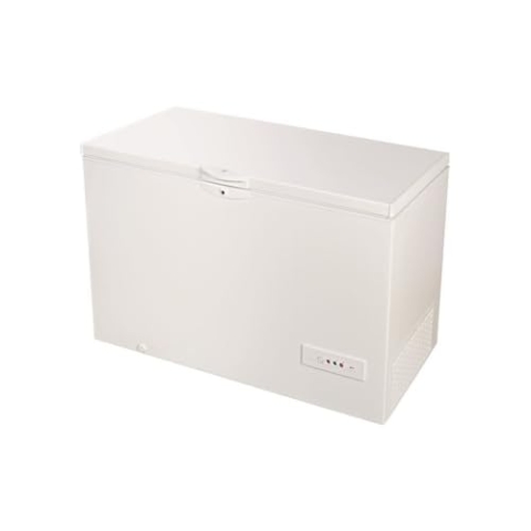 Gefriertruhe - INDESIT OS2A450HFR - 437L - Klasse E - L 140,5 cm x H 91,6 cm - weiß