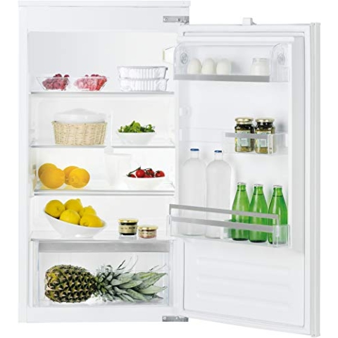 Bauknecht KSI 10VF2 Einbau-Kühlschrank (Nische 102) / Gesamtnutzinhalt: 167 Liter/ Abtauautomatik im Kühlteil / Elektronische Steuerung über LED Display / Elektronische Temperaturregelung, Weiß