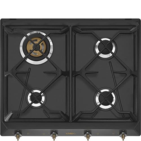 Smeg SRV864AOGH Kochfeld, Anthrazit
