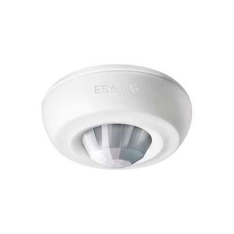 ESYLUX EB10430855 Aufputz Decken-Präsenzmelder 360° Weiß IP40