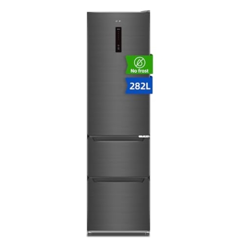 CHIQ 282 L Kühlschrank mit Gefrierschubladen, Multi-door 282 L, Duales Inverter system, Frostfrei, Multi-Luftstrom, Intelligentes Touch-Screen-Eingaben