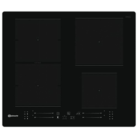 Bauknecht BS 3960F AL Induktions Kochfeld / 60 cm/Flexi Space - Flexible Kochzonen/Active Heat – Professionelles Kochen/My Menu – 4 Automatik-Funktionen/Einfache Bedienung