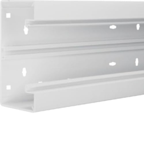 Hager BR6517019016 Brüstungskanal Unterteil (L x B) 2000mm x 170mm 2m Weiß