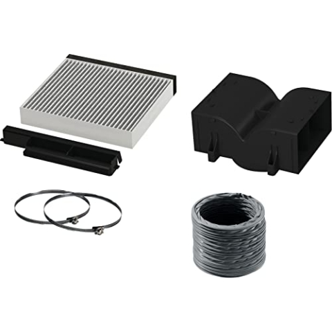 Bosch DWZ1DX1I4 Zubehör für Dunstabzüge, Clean Air Standard Umluftset (5-teilig), Made in Germany