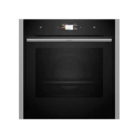 NEFF B64CS71N0, N 90, Einbau-Backofen, Integrierbarer Backofen 60 x 60cm, Slide&Hide, Full Touch TFT-Display, Automatikprogramme, Soft Open & Close, Schwarz