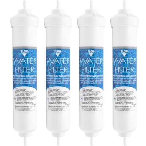 Wasserfilter DD-7098 für Siemens, Bosch, Daewoo, Neff / 497818 / 3019974800 / 4er-Set