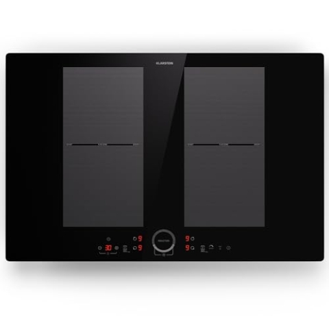 Klarstein Induktionskochfeld 4 Platten, Einbau-Induktionskochfeld mit 4 Kochfelder, 7000 Watt Induktionskochfeld, Induktion Kochfeld mit Touch-Bedienfeld & Timer, Effizienter Elektro Induktions-Herd