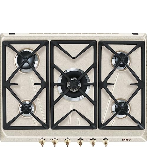 SMEG SRV876AVOGH2 Gaskochplatte, Hafer