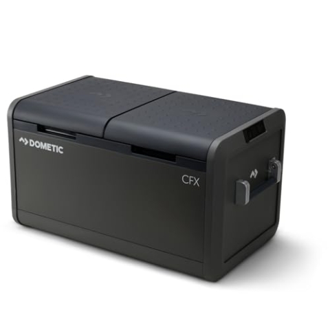 DOMETIC CFX5 75DZ - Tragbare Kompressor Kühlbox 75L Zweizonen - 12/24V 240V - Elektrische Kühlbox, Gefrierbox für Auto, Lkw, Boot, Reisemobil, Camping