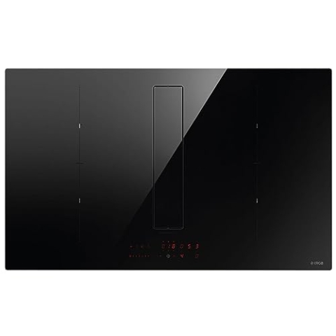 Elica PRF0179476, Induktionskochfeld mit integrierter Dunstabzugshaube NIKOLATESLA FIT XL BL/A/83, Black
