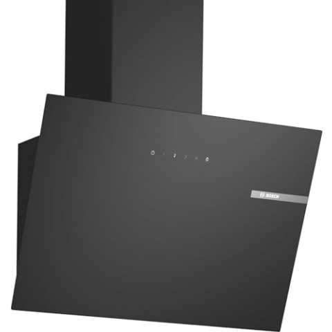 Bosch DWK65DK60 Serie 2 Wandesse, 60 cm breit, Umluft oder Abluft, Leiser Motor, Touch Select Basic, Filtersättigung, Leicht zu reinigender Innenraum, Metallfettfilter