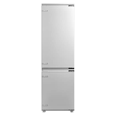 Midea KG178SFNF Einbau Kühl-/Gefrierkombination, NoFrost, Digital Control, mit Schlepptür, LED Beleuchtung, 178,5 cm hoch, 180L Kühlen, 68L Gefrieren, Weiß