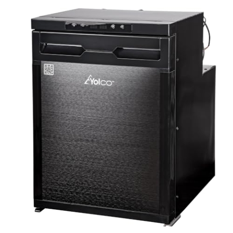 Yolco KL50D, Tragbarer Kompressorkühlschrank, Black