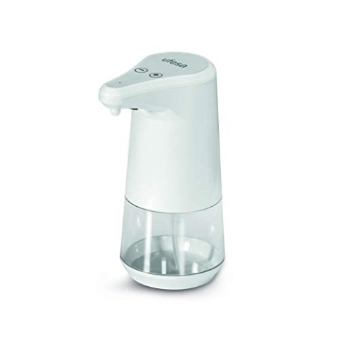 Ufesa DM35S Automatischer Alkoholspender für Händedesinfektion mit automatischem Sensor, Spritzschutz für Büro, Krankenhaus, Haushalt