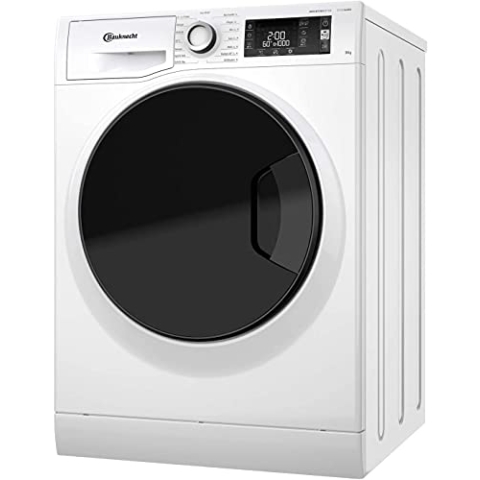 Bauknecht WM Elite 923 PS Waschmaschine Frontlader/ 9kg / Active Care Color+ / kraftvolle Fleckentfernung/Dampf Programme/Steam Hygiene Option/Steam Refresh/ProSilent-Motor/Stop&Add, Weiß