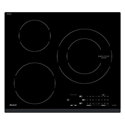 Sauter Elektro-Kochfeld Induktion SPI4362B Schwarz Platte (Einbau, Induktion, Glaskeramik, Schwarz, Touch-Sensor vorne)