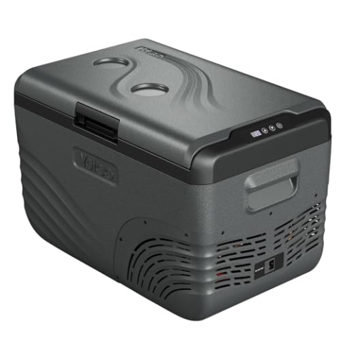 Yolco NX30 CARBON, Tragbarer Kompressorkühlschrank, Black