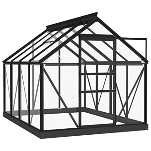 vidaXL Ersatzscheibe 16 STK., Ersatzscheibe für Gewächshaus Treibhaus, Glasscheibe Pflegeleicht, Scheibe Windschutz Vogelschutz, Hartglas