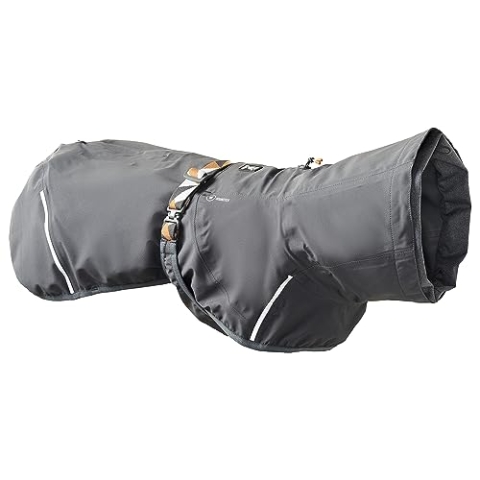 Hurtta Mudventure Coat ECO Regenjacke, Farbe:grau, Größe:50