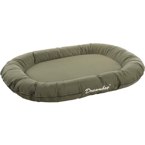 Flamingo Dreambay Ovales Hundebett – 100x75x15 cm, Perfekt für Labrador, Golden Retriever, Boxer, Dalmatiner usw.