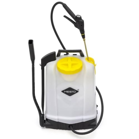 Mesto Rückensprüher Typ 3558 (Rückensprühgerät 18,0 Liter, Hohlkegeldüse Messing, Gartenspritze, max. Druck 6 bar, ergonomisches Abstellventil)